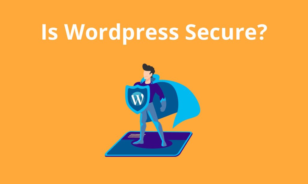 graphic of wordpress superhero