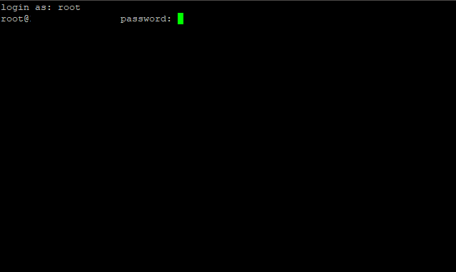 login password prompt over SSH