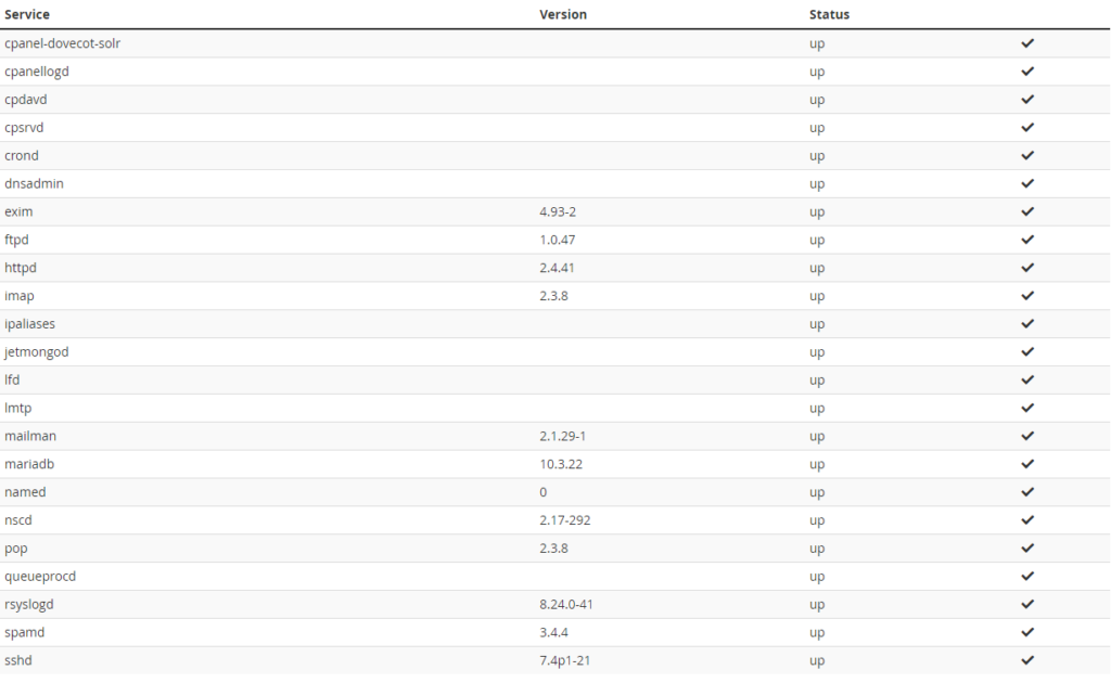 How To Check Service Status In WHM - UKHost4U