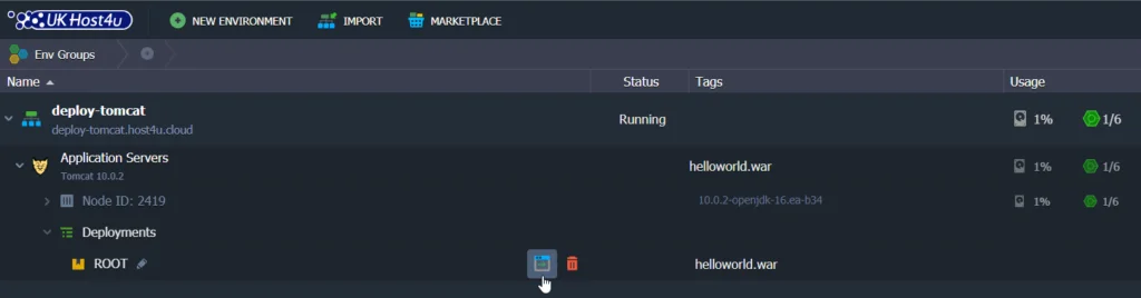 open-in-browser-button-tomcat-server-cloud-environment-with-ukhost4u-topology-wizard-cloud-platform