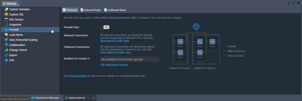 firewall-settings-and-rules-for-tomcat-server-cloud-environment-with-ukhost4u-topology-wizard-cloud-platform