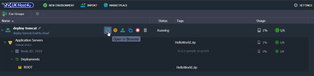 open-in-browser-button-tomcat-server-cloud-environment-with-ukhost4u-topology-wizard-cloud-platform
