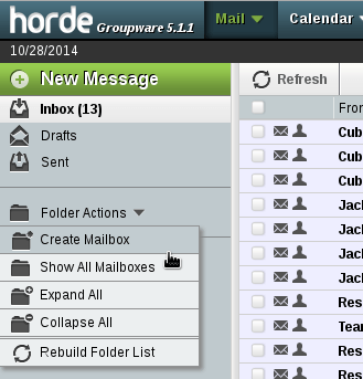 horde create mailbox option