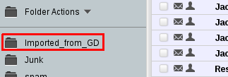 folder location in Horde