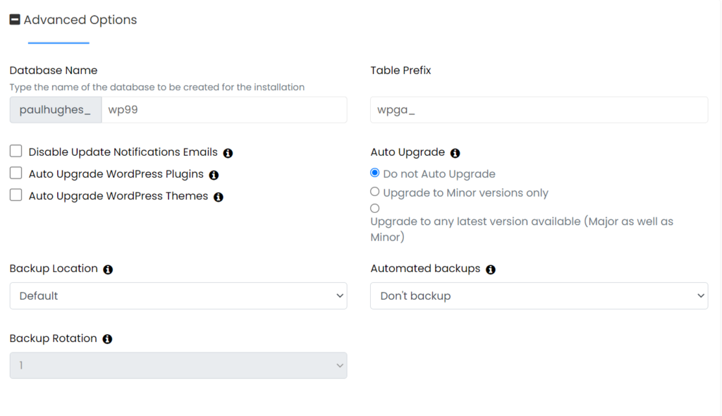 ukhost4u.com wordpress installation