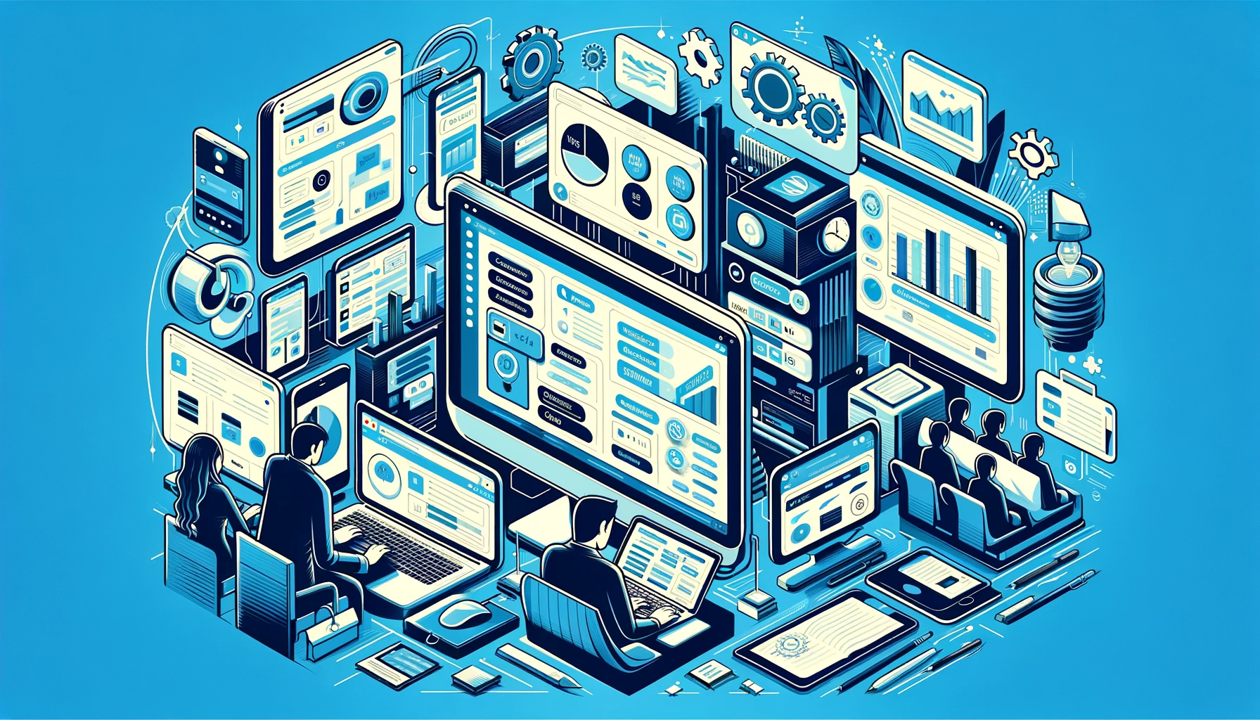 Operating the WordPress Dashboard admin area and panel