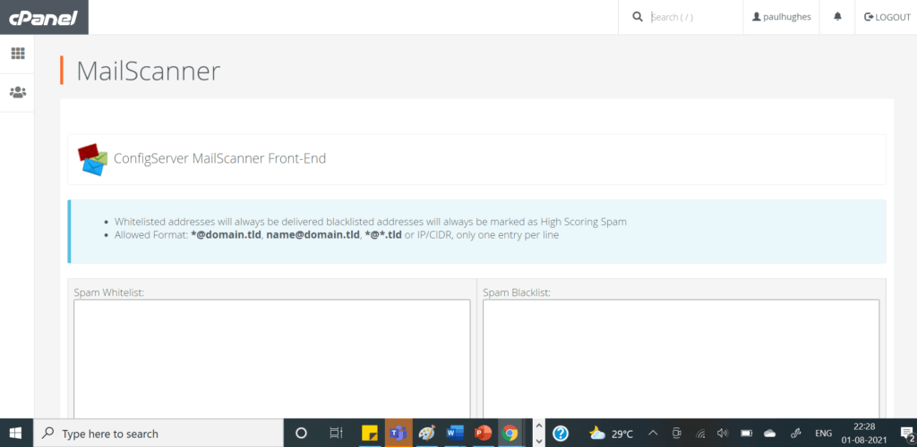 how to configure MailScanner - UKHost4u.com