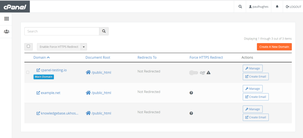 DNS editor in UKHost4u.com