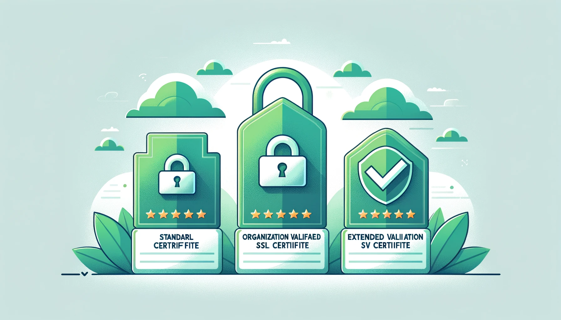 What are the different types of SSL certificate?
