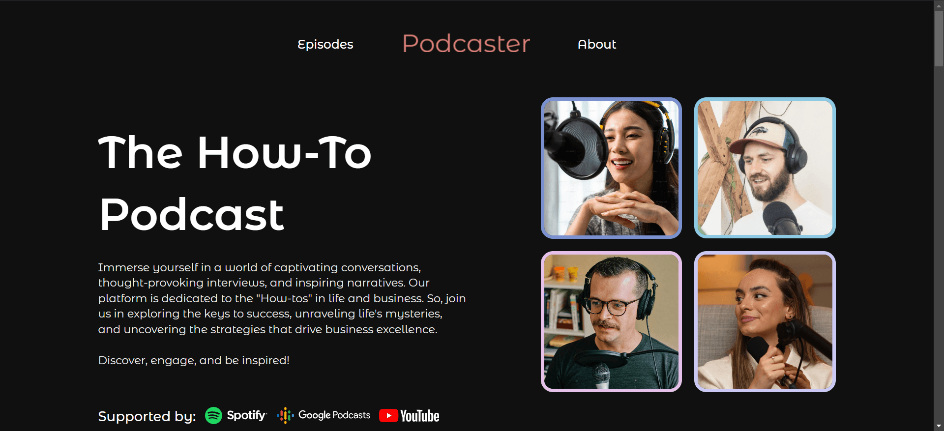 Podcaster Template