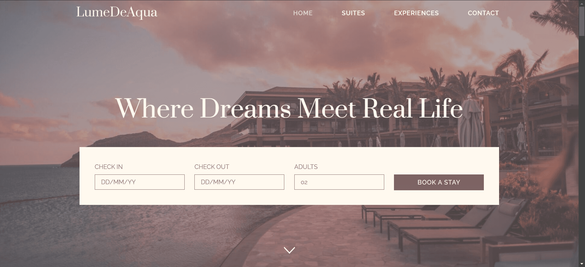 Lume De Aqua Template